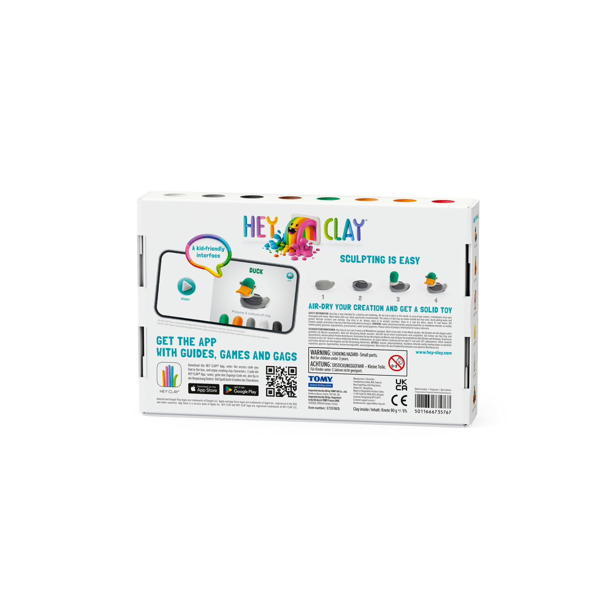 HEY CLAY voolimismass 6 tk: farmilindude valik 60039E