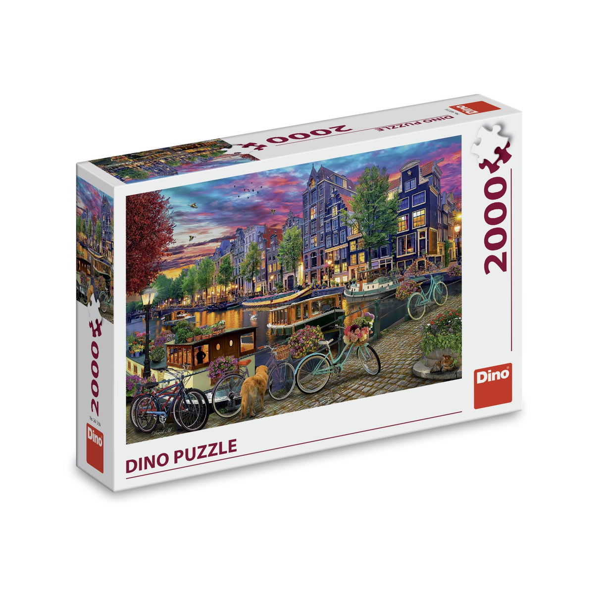 Dino pusle 2000 tk: maalitud Amsterdam 56136D