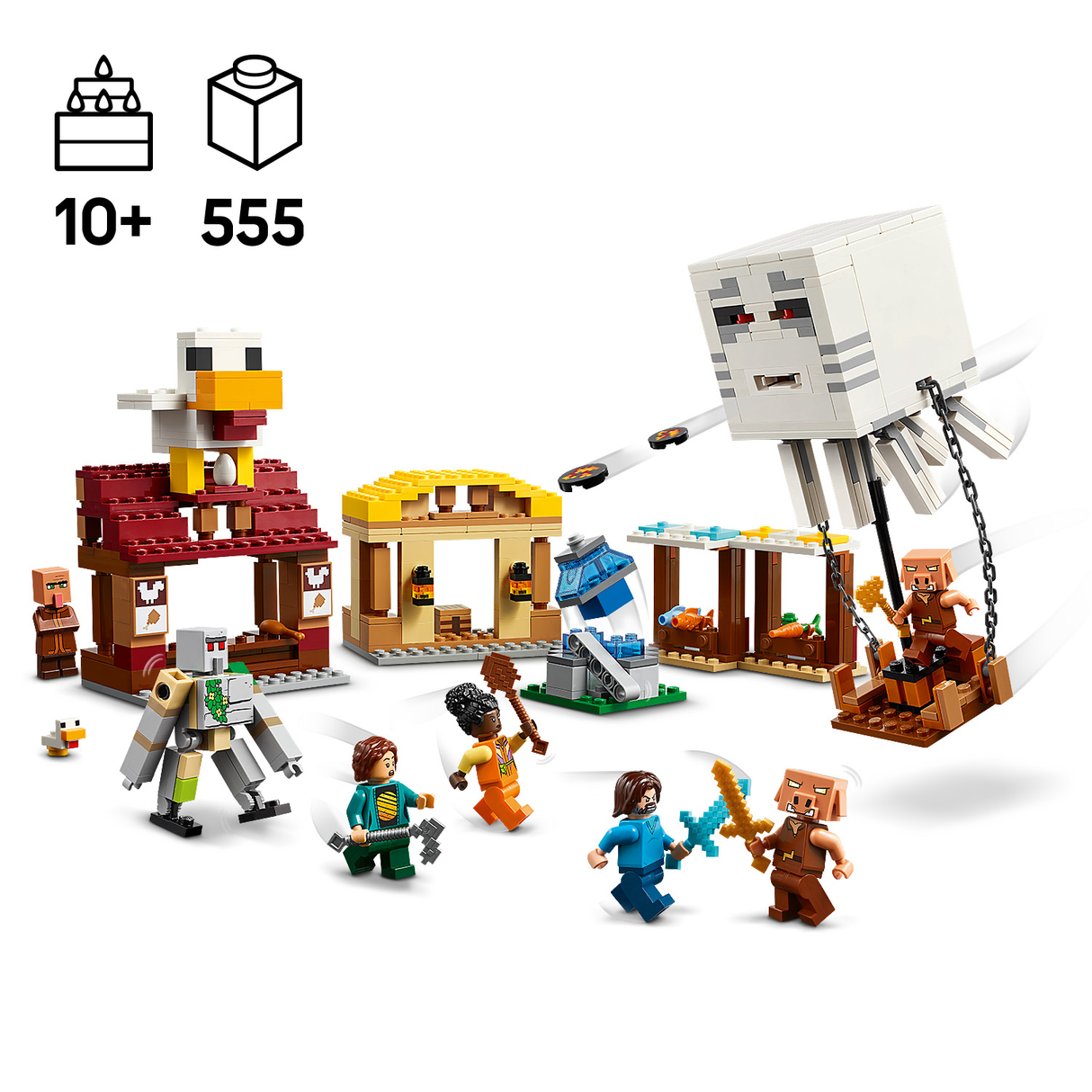 LEGO Minecraft Kammituse õhupalli külarünnak 21273L