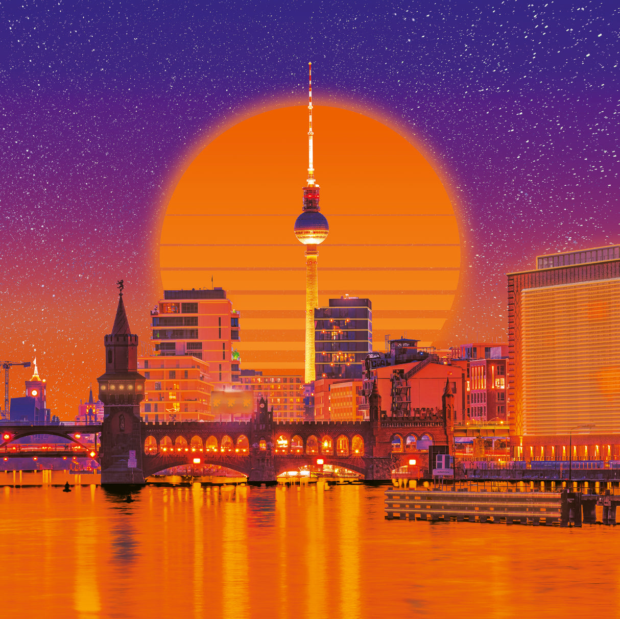 Ravensburger neoonpusle 500 tk: Berliin 12001978V