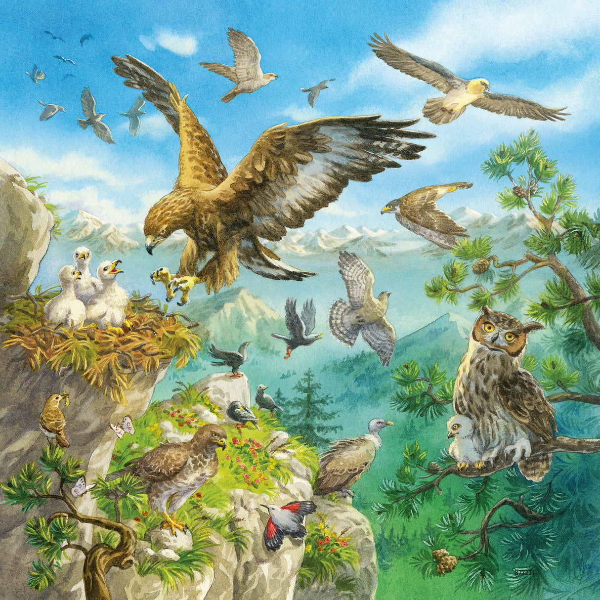 Ravensburger pusle 3x49 tk Metsloomad
080502V