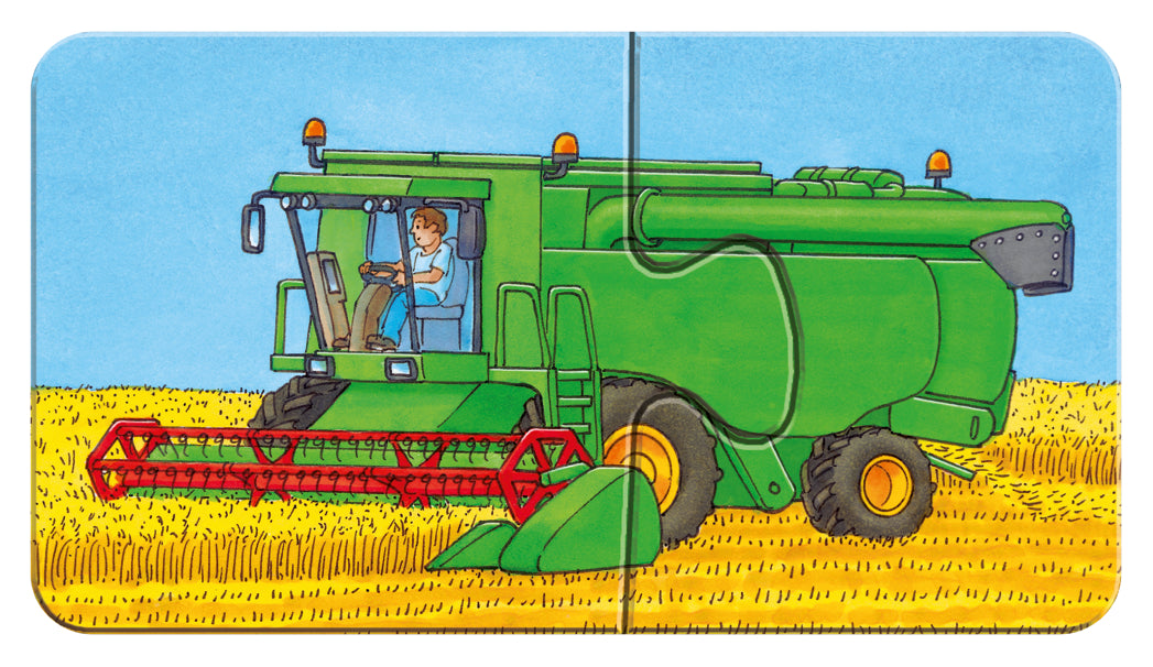 Ravensburger minu esimene pusle 9x2 tk Ametiautod
073320V