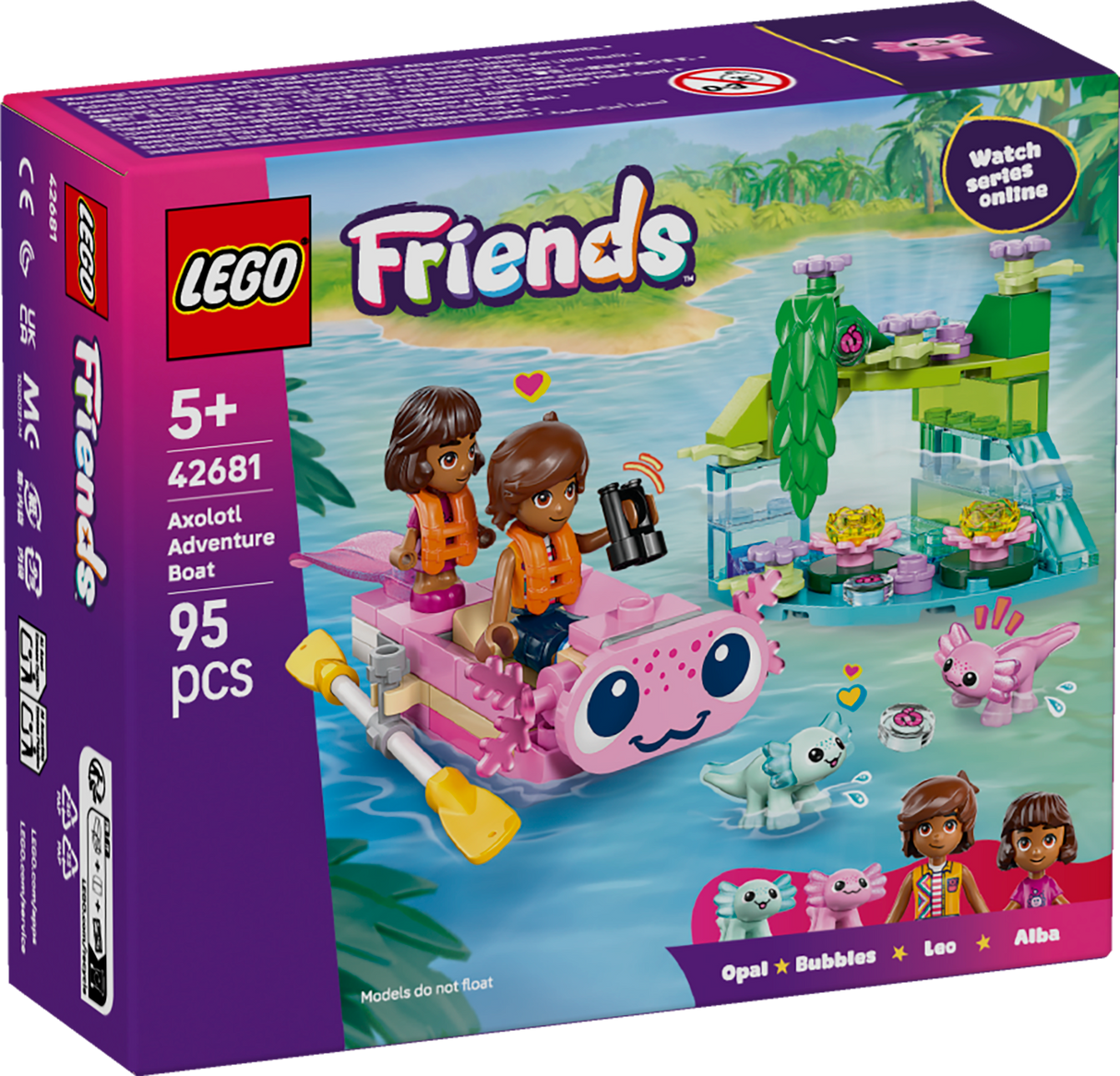 LEGO Friends Aksolotli seiklustepaat 42681L