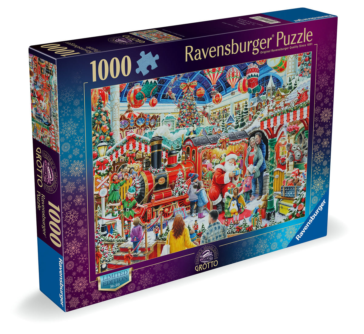 Ravensburger pusle 1000 tk: jõuluvanal külas 12001583V