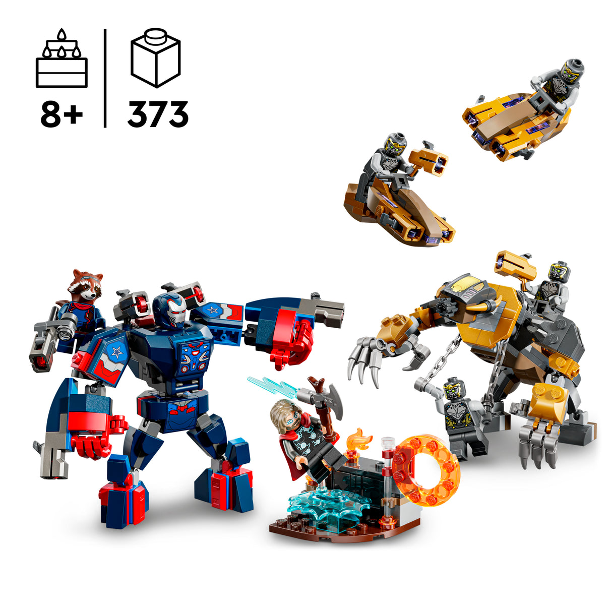 LEGO Super Heroes Tasujad: lõppmäng Thor vs. Chitauri 76322L