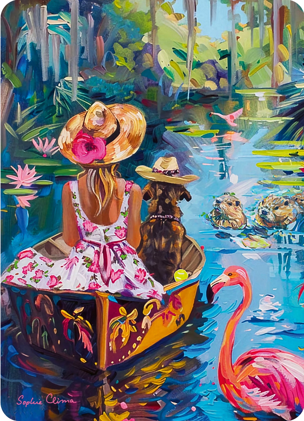 Ravensburger pusle 3x100 tk molbertiga: Koeraga reisil 12002049V