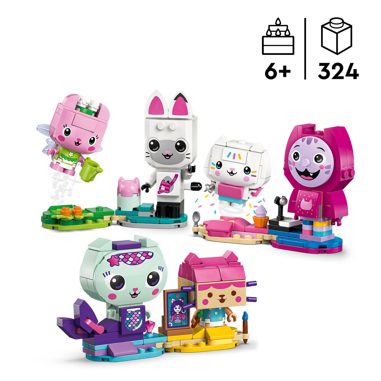 LEGO Gabby klotsidest kokkupandavad kassisõbrad 11215L