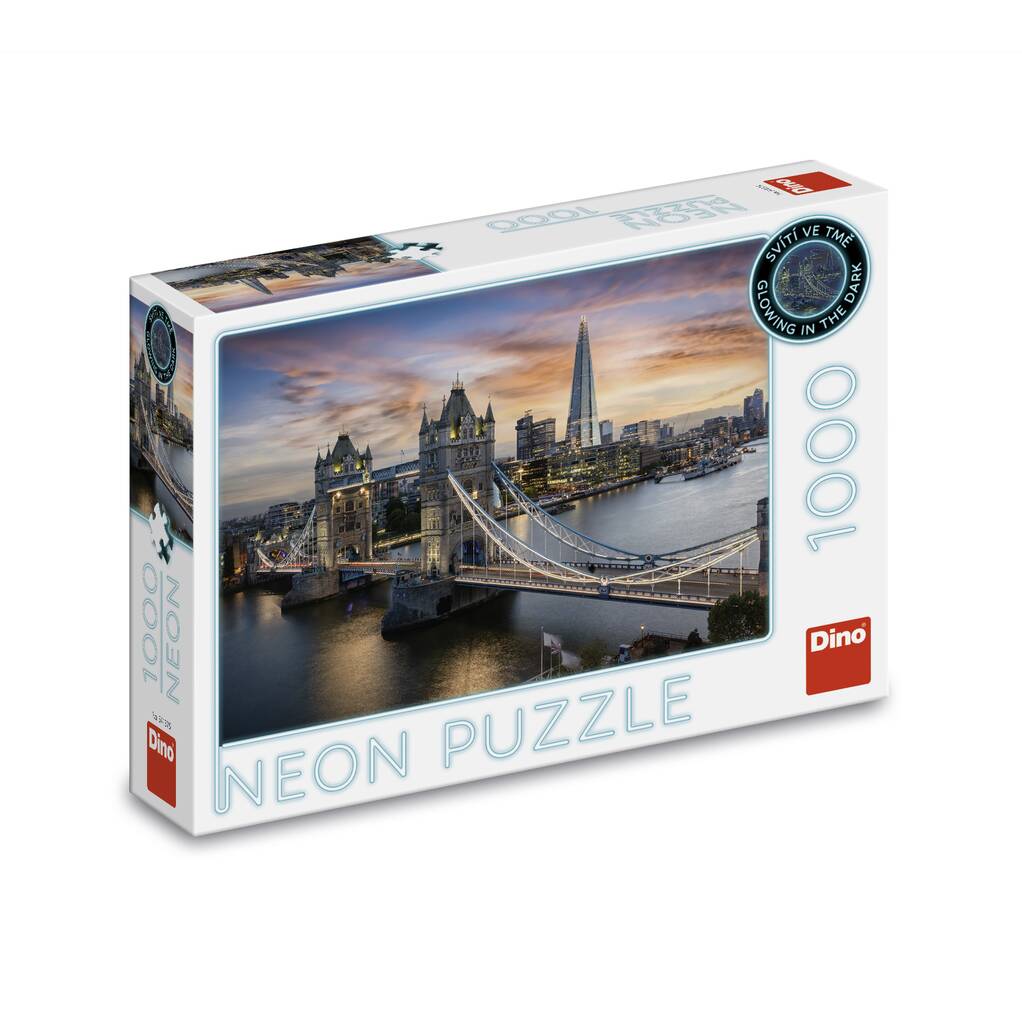Dino neoonpusle 1000 tk: päikeseloojang Toweri silla kohal 54137D