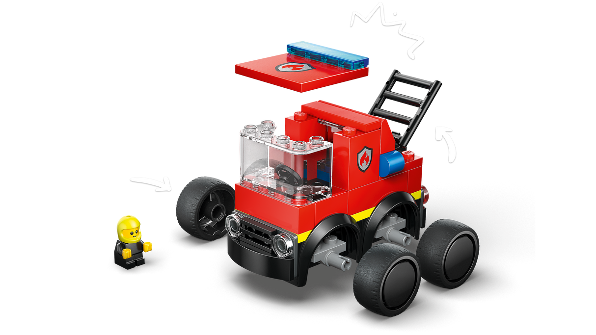LEGO City Sõidukid – tuletõrjeauto 60482L