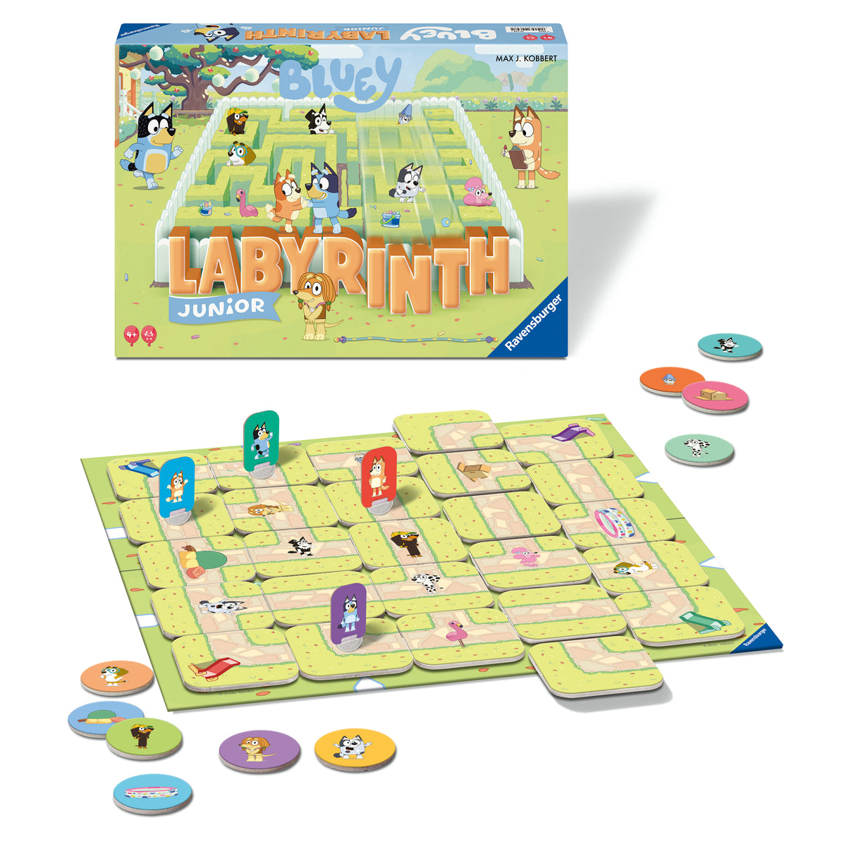 Ravensburger lauamäng: Bluey Juunior Labürint 24711U