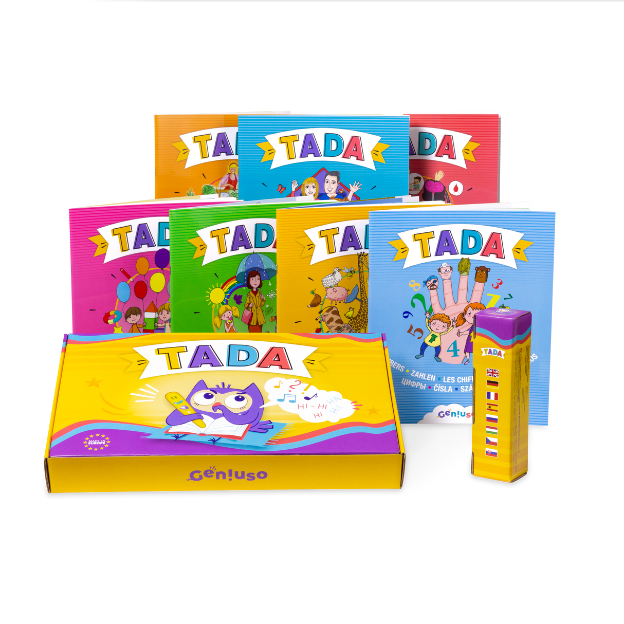 TADA rääkivate raamatute põhikomplekt: pliiats ja seitse teemat 045062G