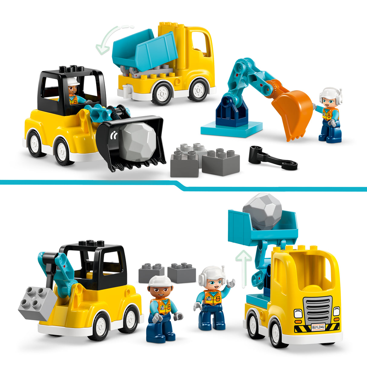 LEGO DUPLO Kolm ühes ehitusmasinad 10475L