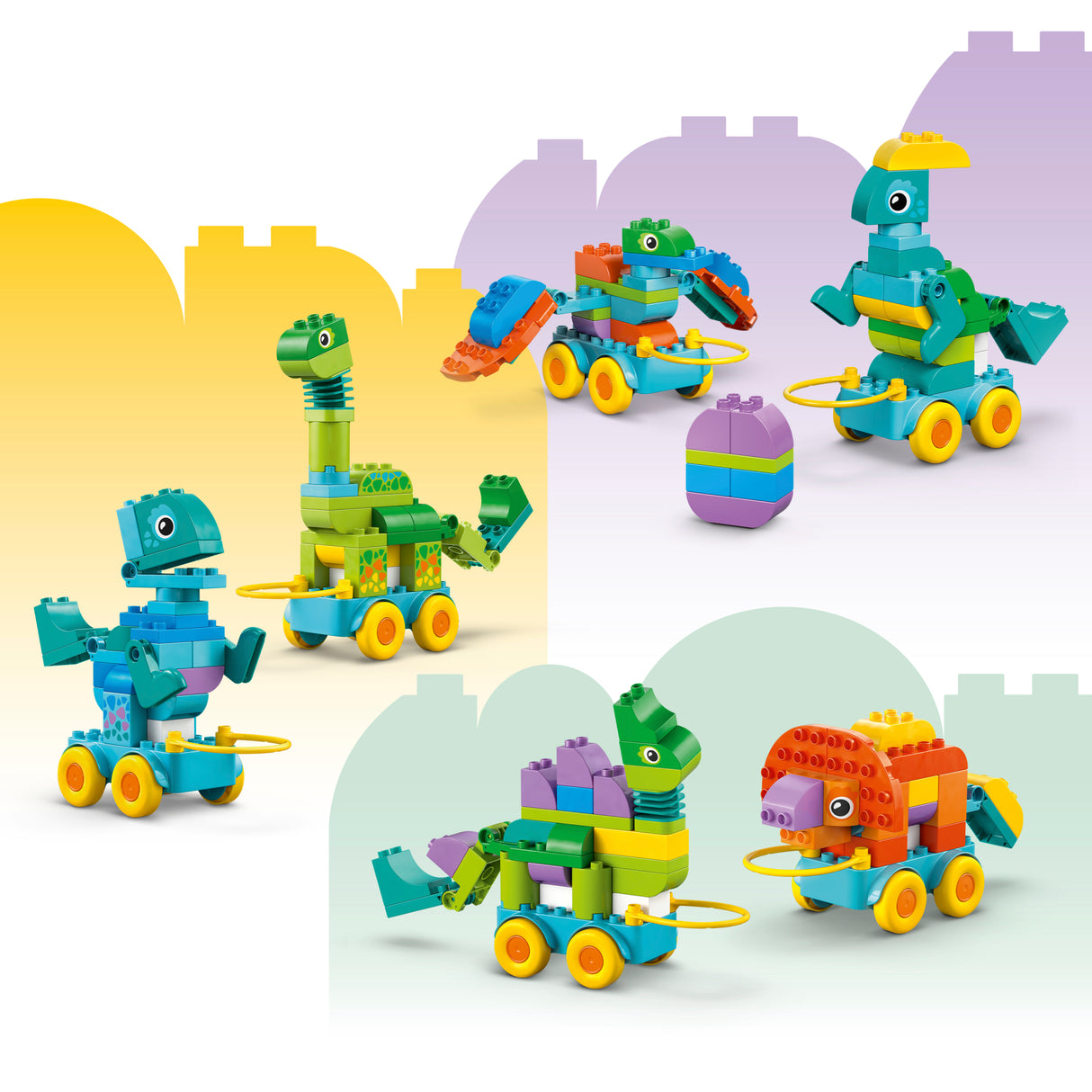 LEGO DUPLO Kolm ühes: dinosaurused ratastel
10451L