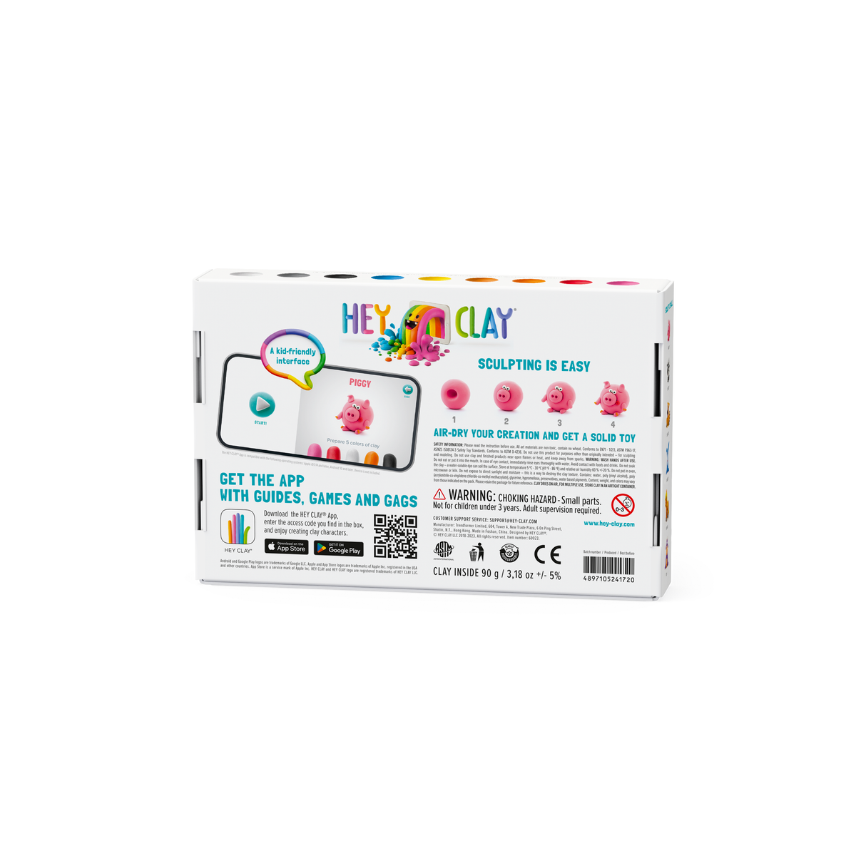 HEY CLAY voolimismass Loomade valik 60023E