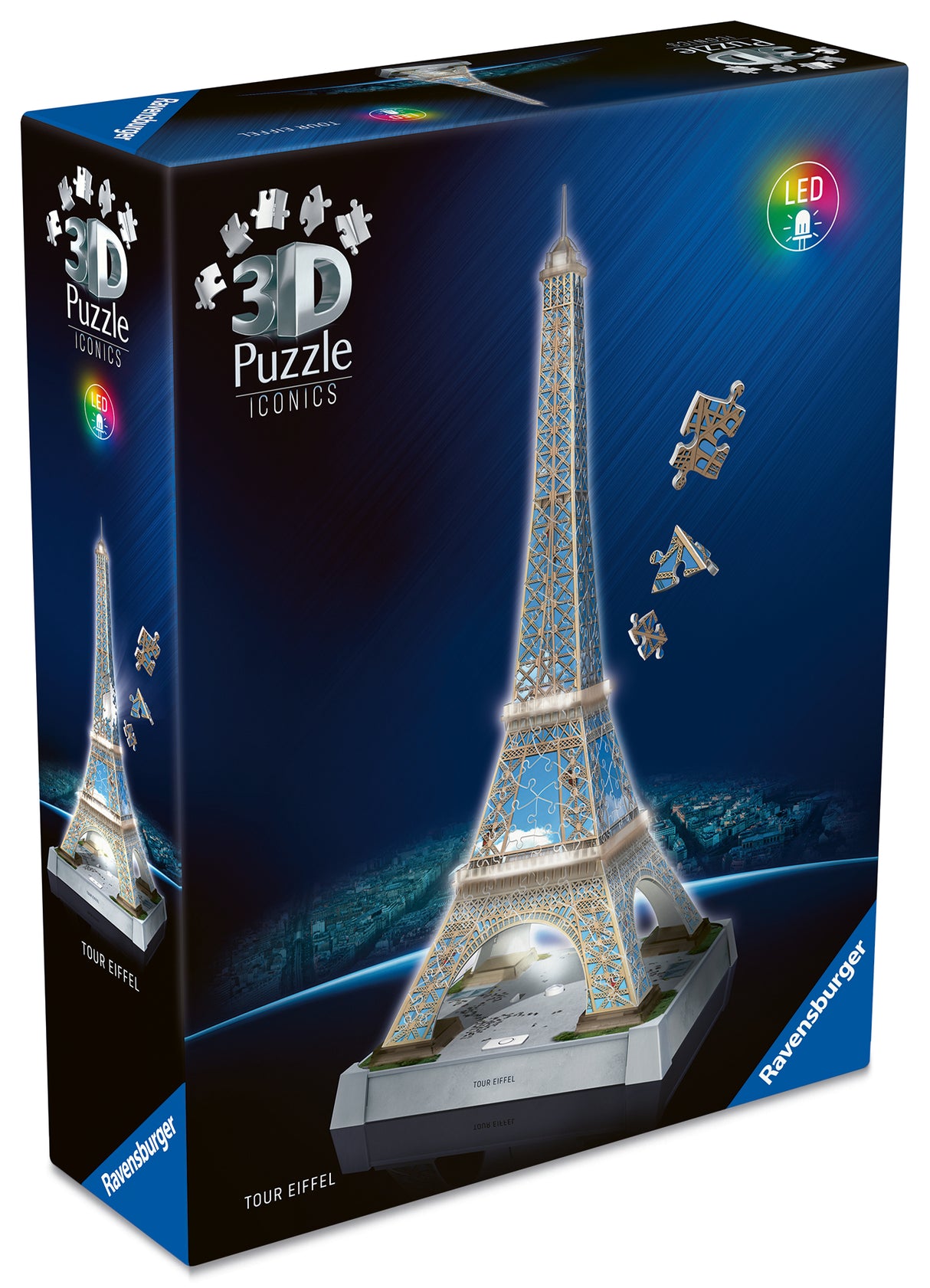 Ravensburger 3D pusle LED valgusega: Eiffeli torn 12008024V