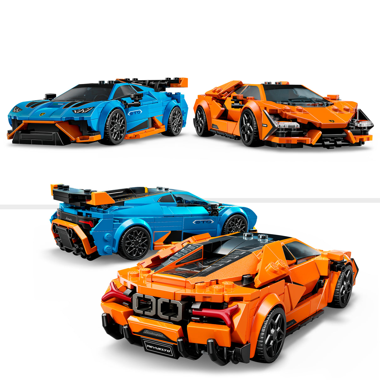 LEGO Speed Champions Lamborghini Revuelto ja Huracán STO 77238L