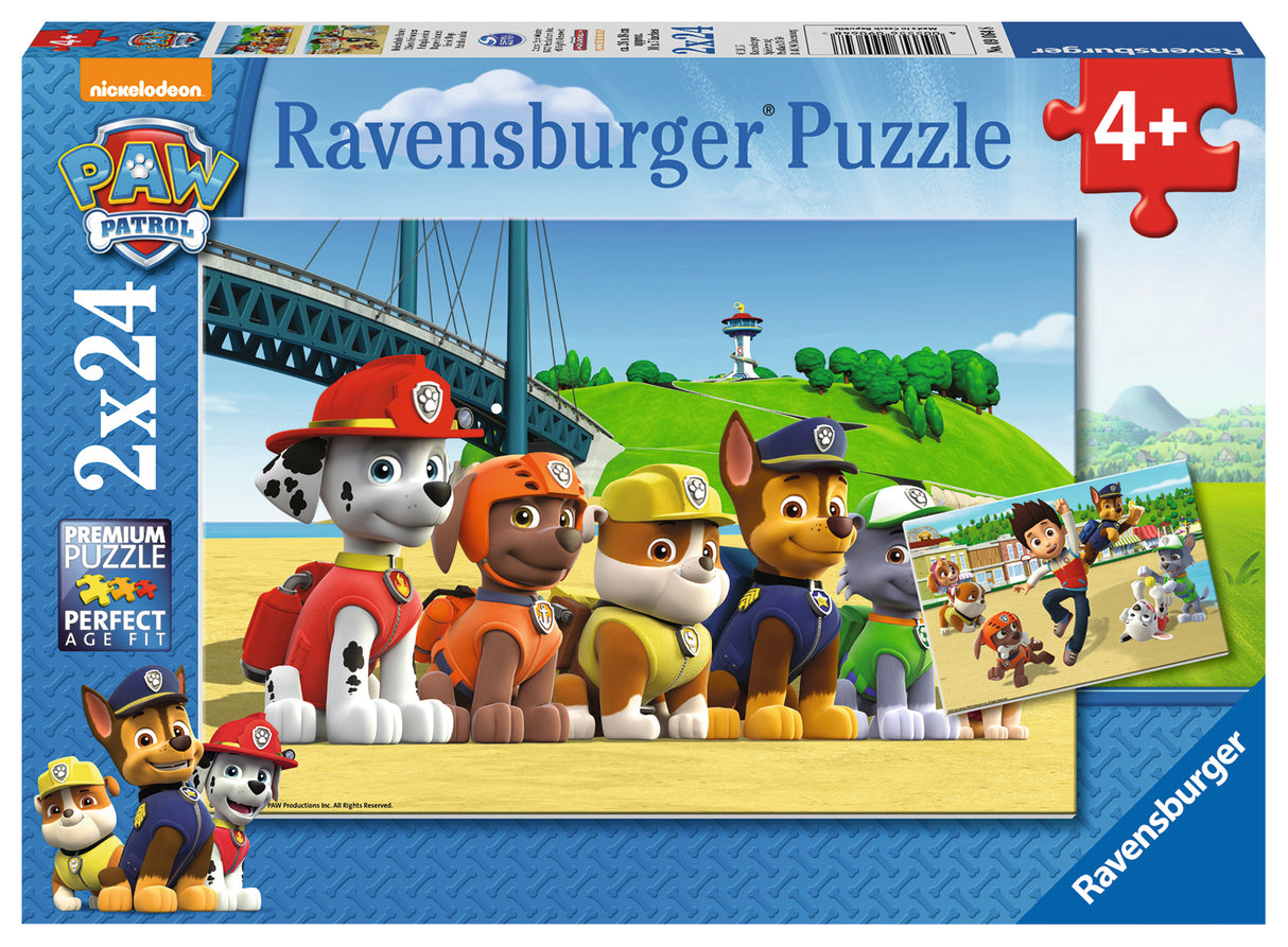 Ravensburger pusle 2x24 tk Käpapatrull Kangelaslikud koerad
090648V