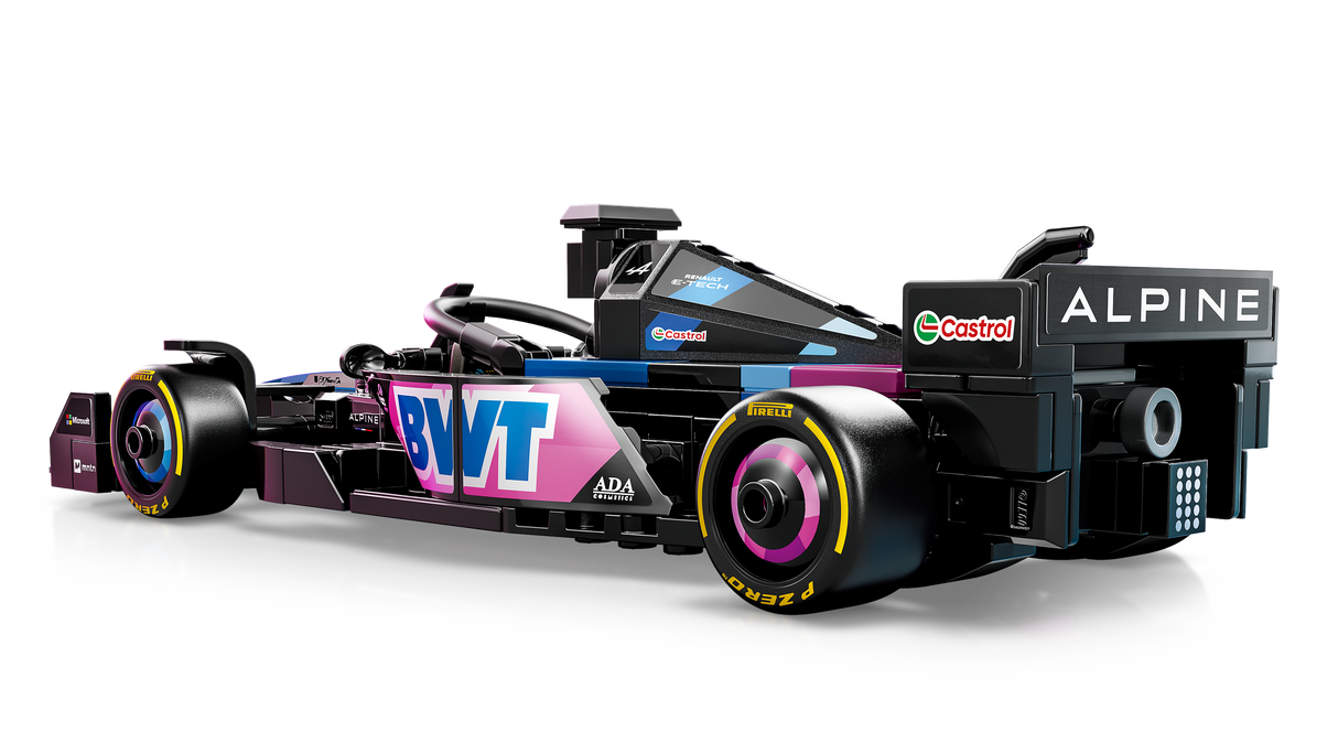LEGO Speed Champions BWT Alpine F1 Team A524 võidusõiduauto 77248L