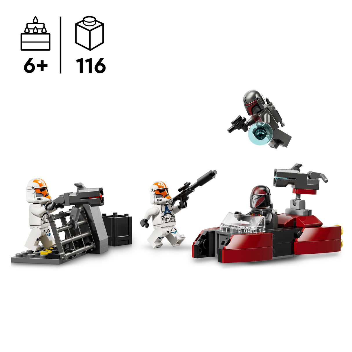 LEGO Star Wars Mandalore'i piiramise lahingukomplekt 75449L