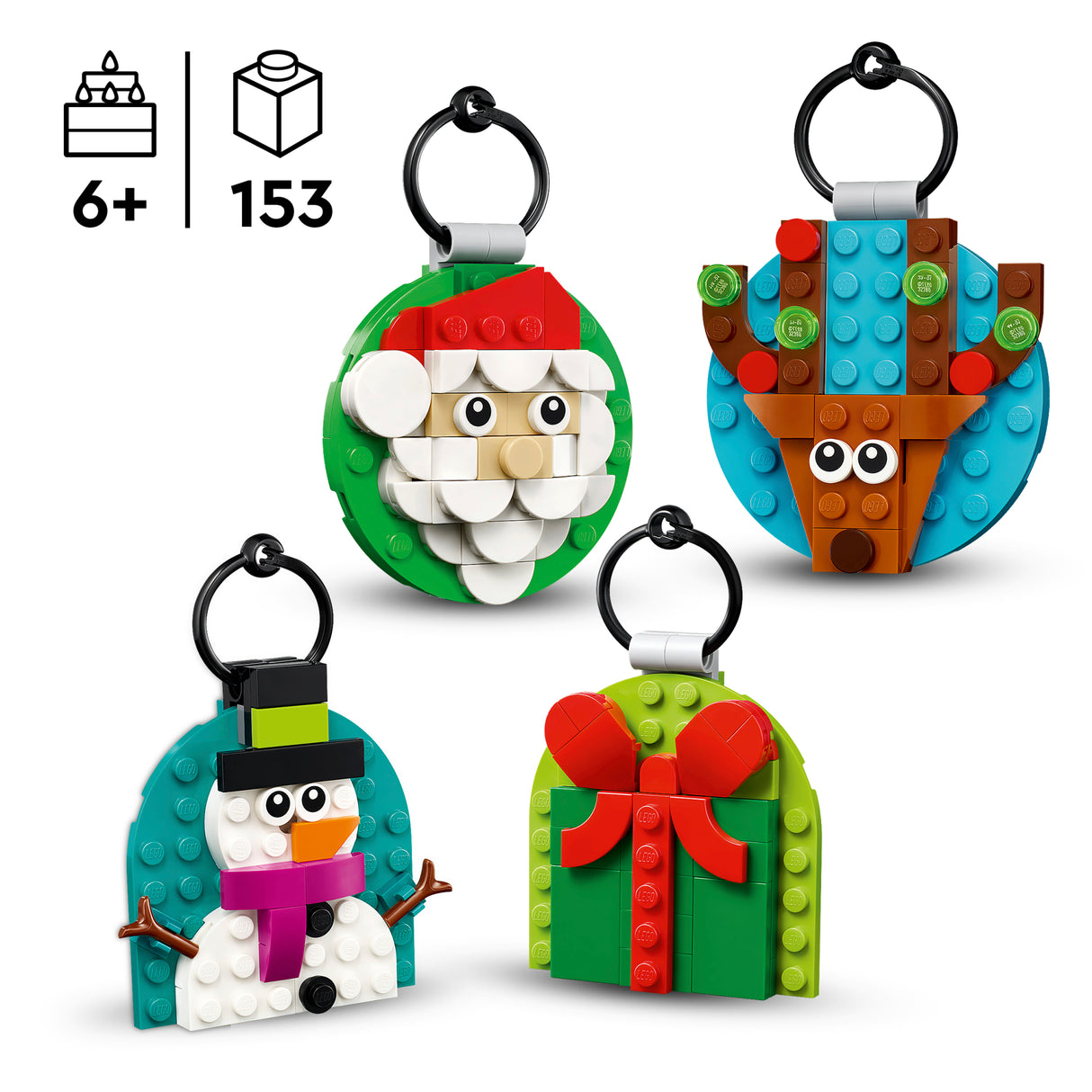 LEGO Iconic Jõuluehete valik 40744L