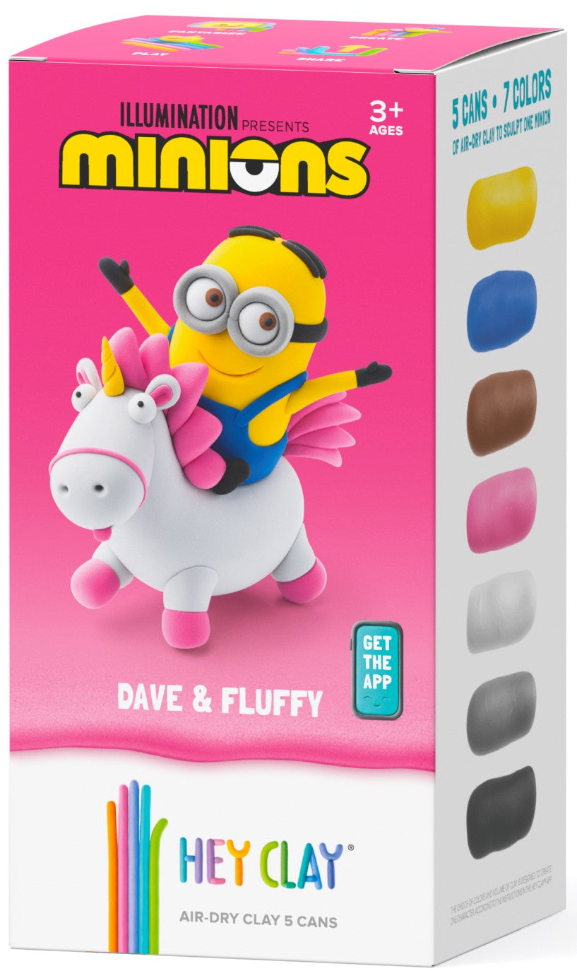 HEY CLAY voolimismass Minion Dave & Fluffy 50181E