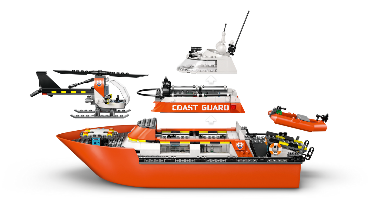LEGO City Rannavalve päästepaat ja helikopter 60504L