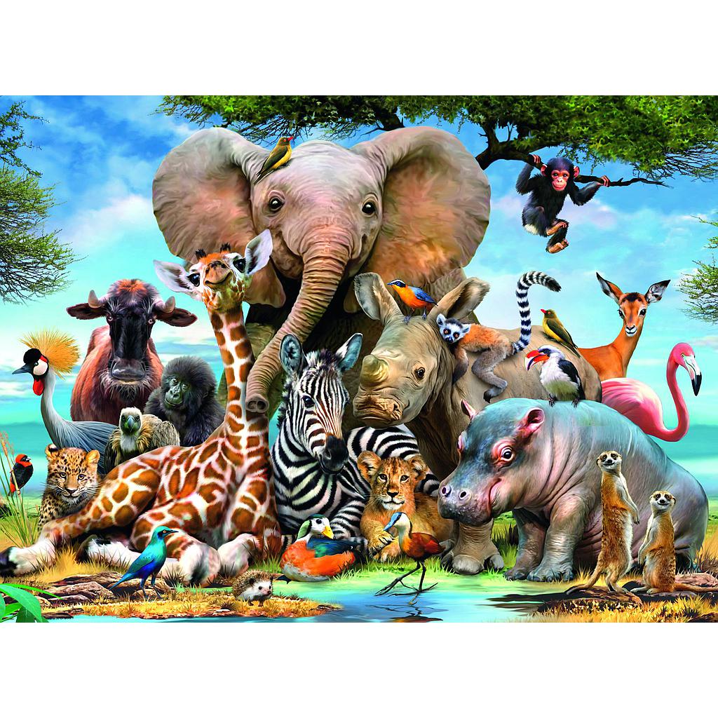 Ravensburger pusle 300 tk Aafrika sõbrad 130757V