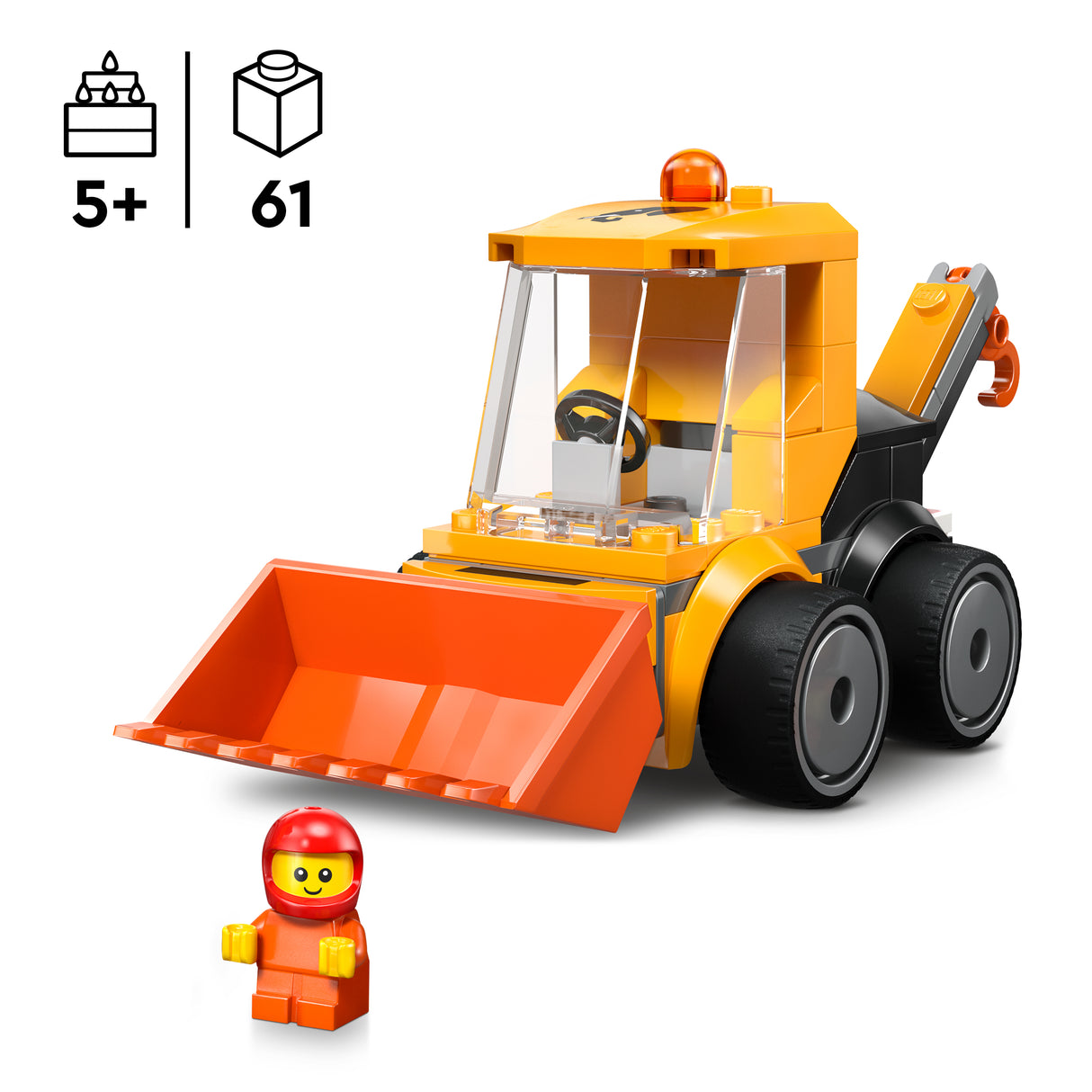 LEGO City Sõidukid – ehituslaadur 60483L