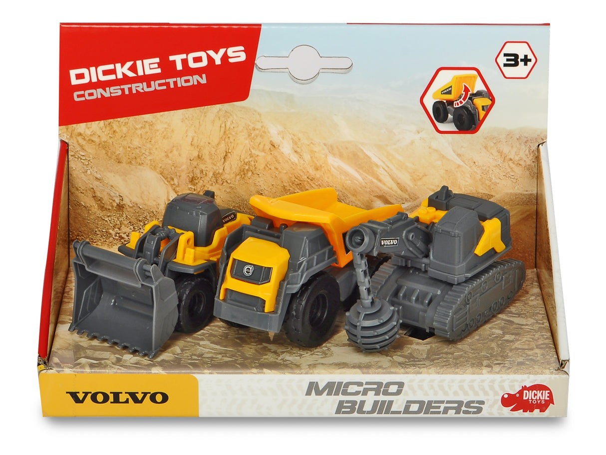 Dickie Toys Volvo mikro-ehitussõidukid 203722009B