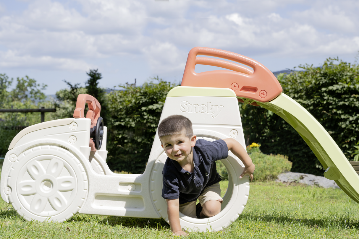 Smoby kolm-ühes auto liumäe ja liivakastiga 840207S