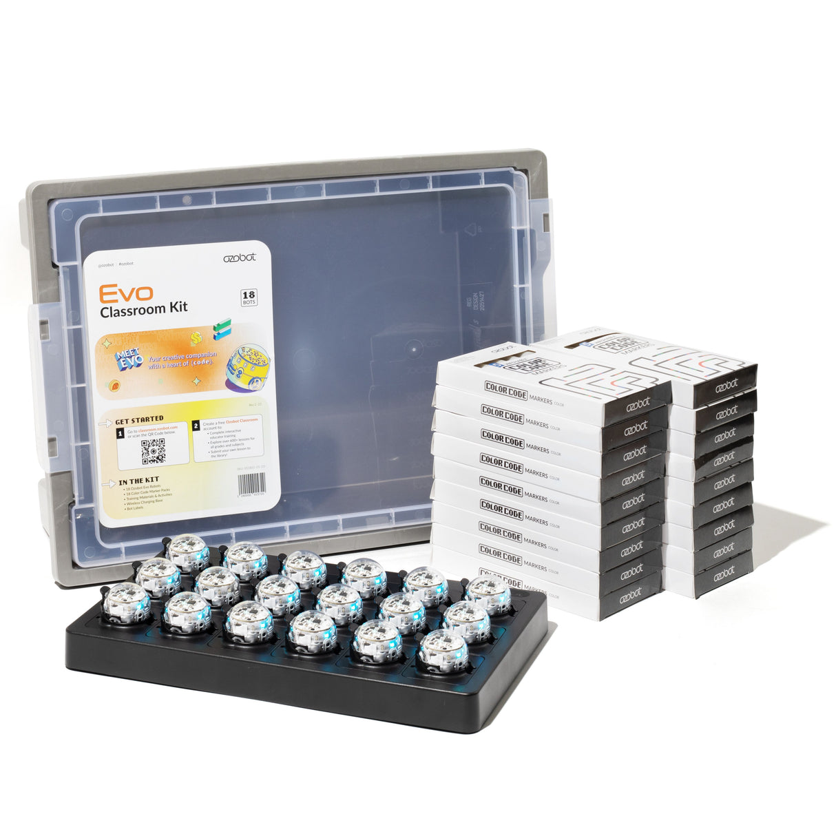 Ozobot Evo roboti klassikomplekt 18 tk OZO-051810-01