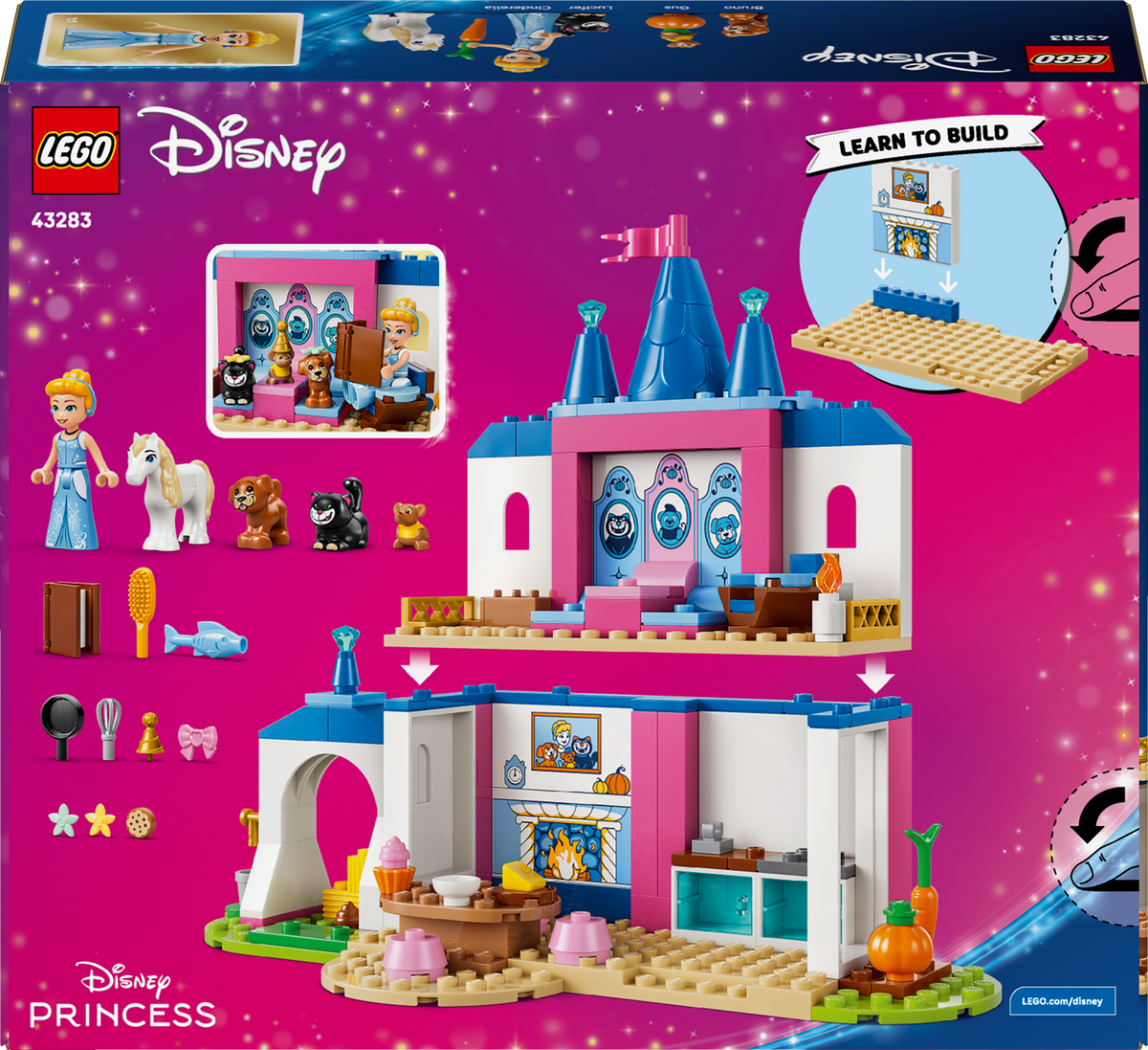 LEGO Disney Princess Tuhkatriinu loomasõprade loss 43283L