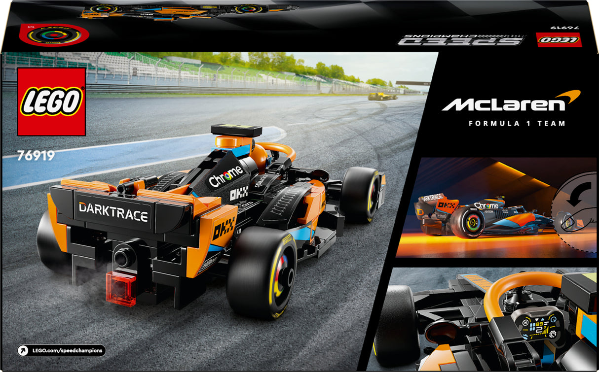 LEGO Speed Champions 2023 McLaren vormel 1 võidusõiduauto 76919L