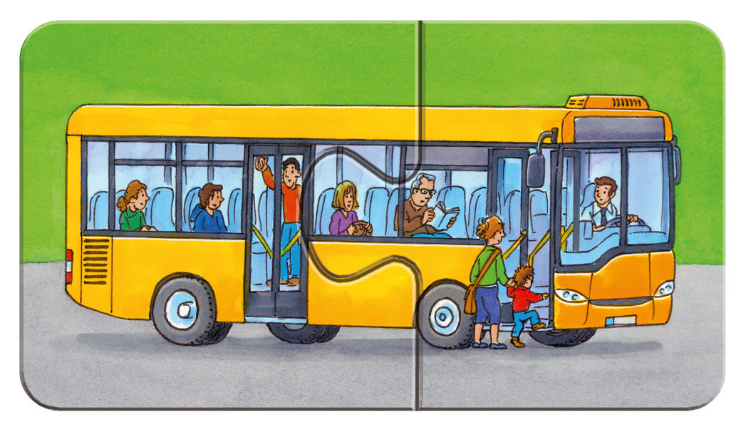 Ravensburger minu esimene pusle 9x2 tk Ametiautod
073320V