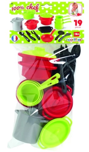 Ecoiffier mängunõude komplekt
8/991S