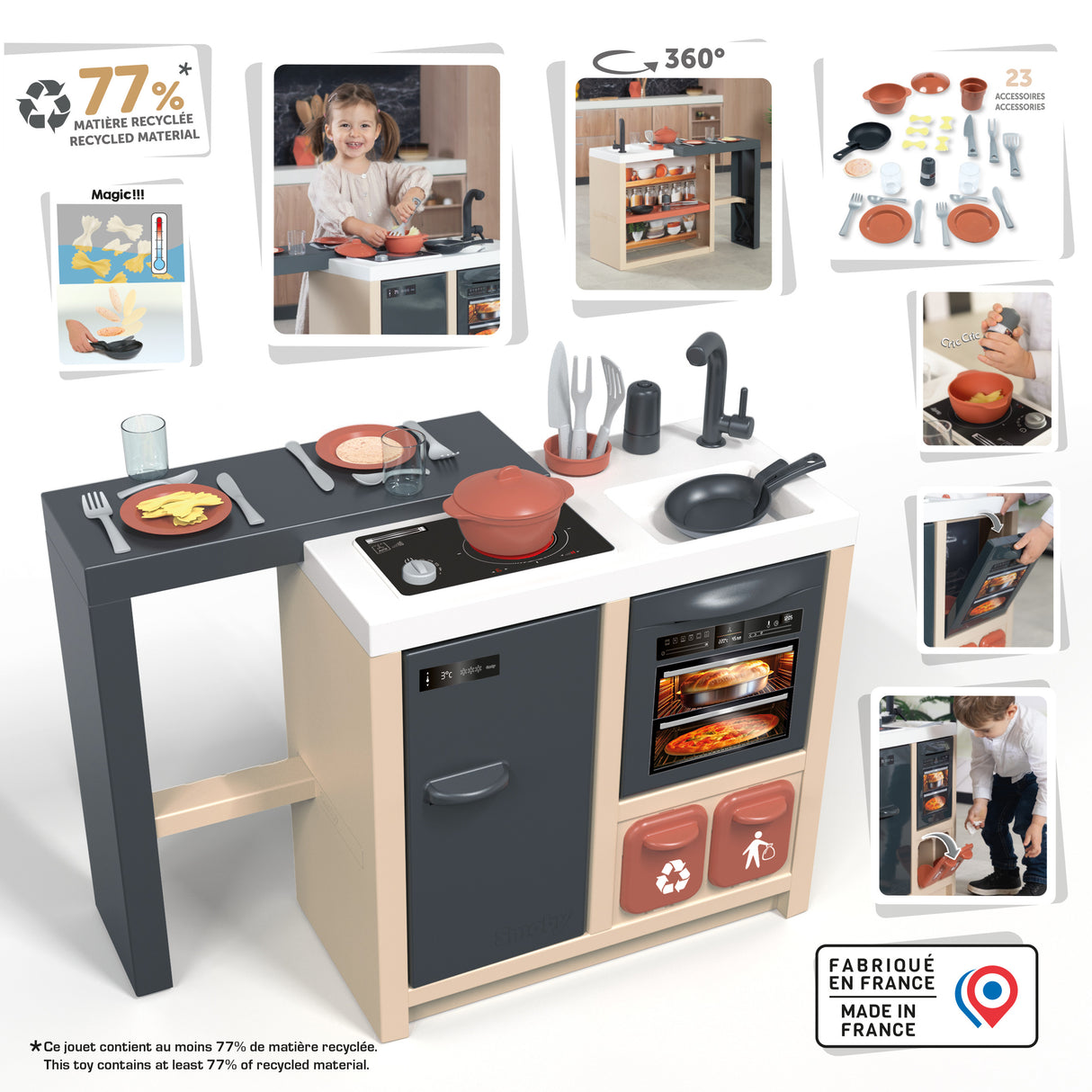 Smoby köögisaare mängukomplekt 312601S