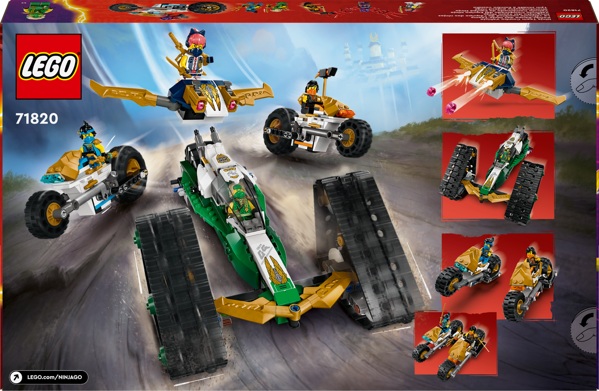 LEGO Ninjago Ninjameeskonna kombosõiduk 71820L