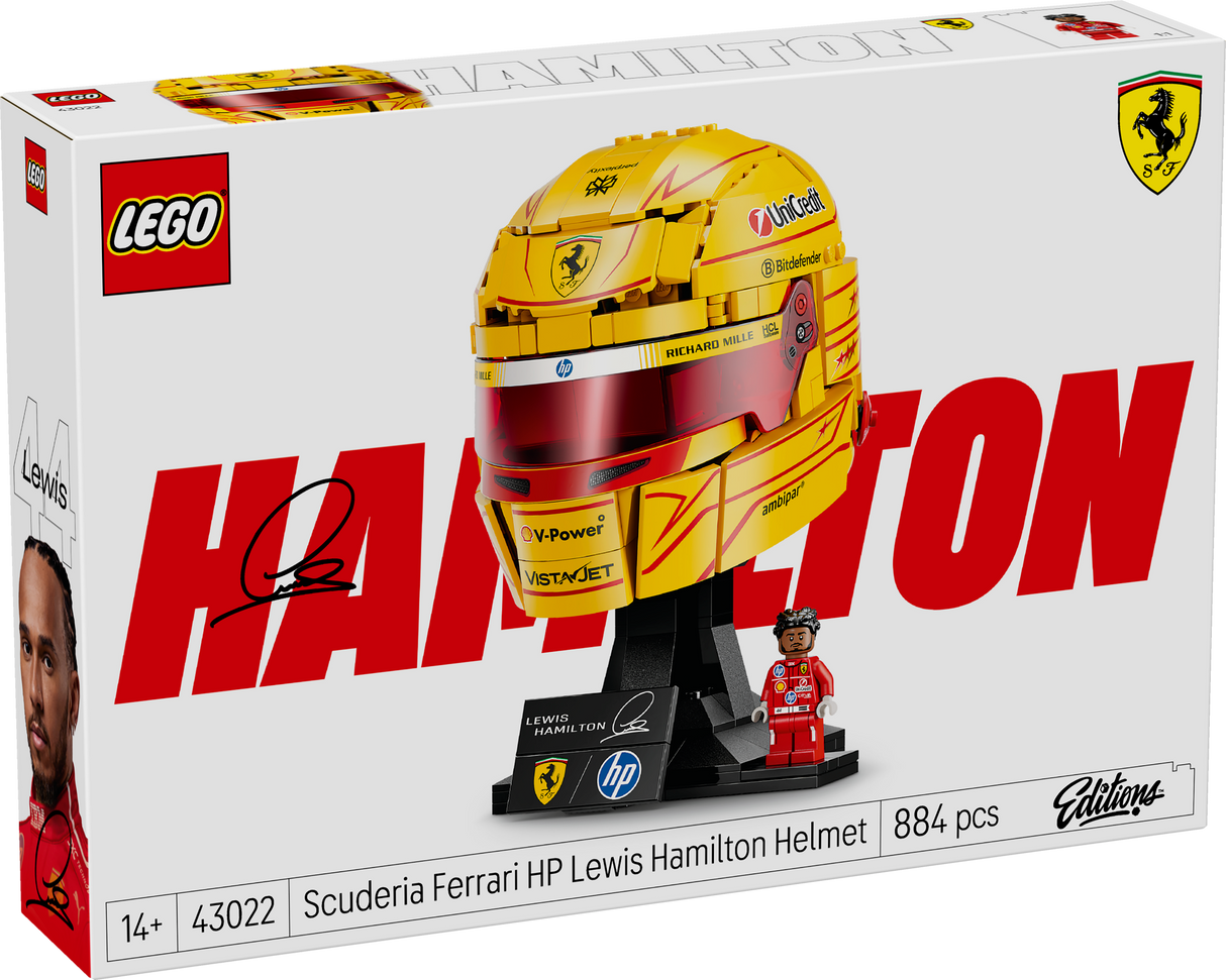 LEGO Editions Scuderia Ferrari HP Lewis Hamilton kiiver 43022L