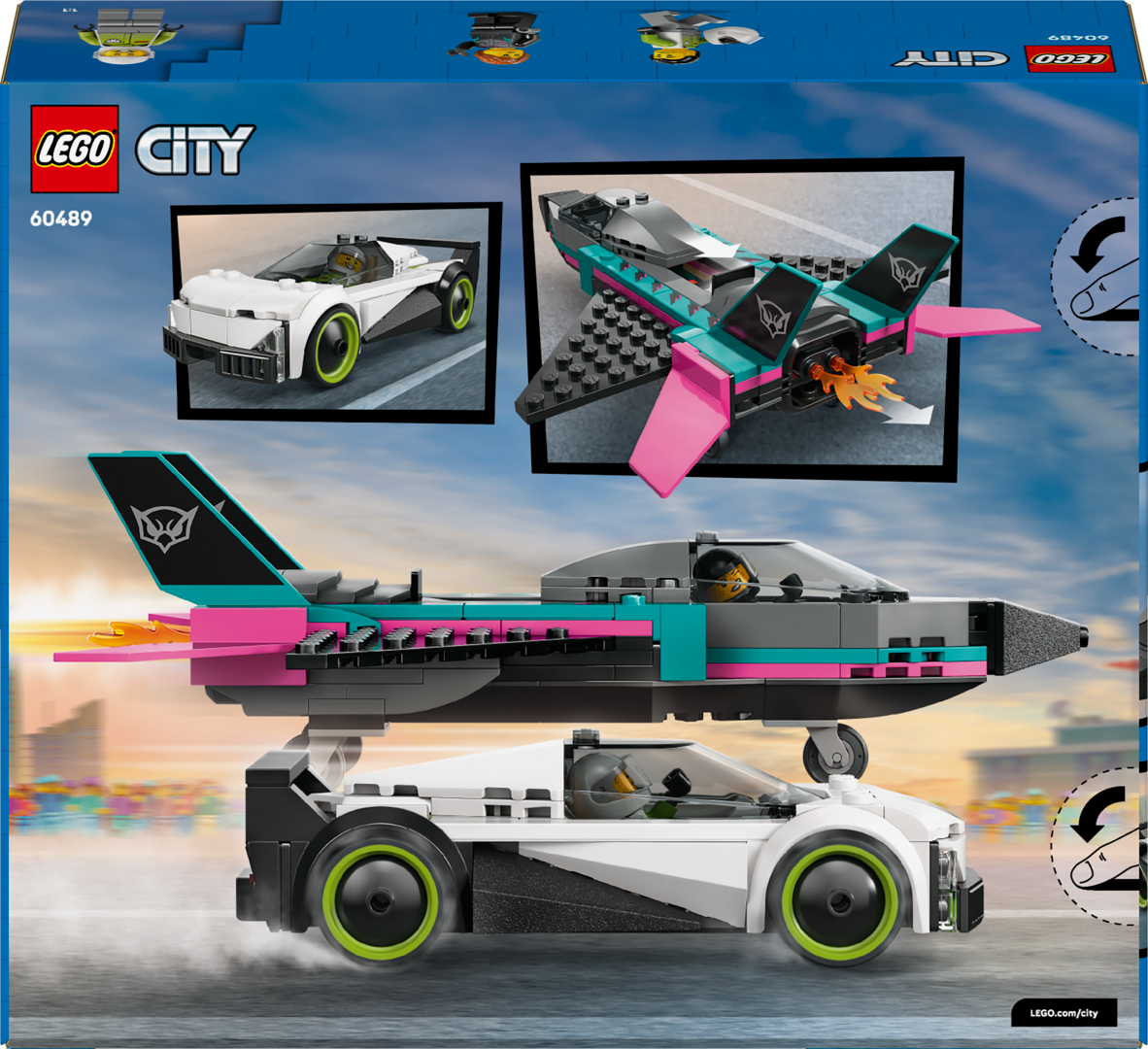 LEGO City Lennuk vs. auto 60489L