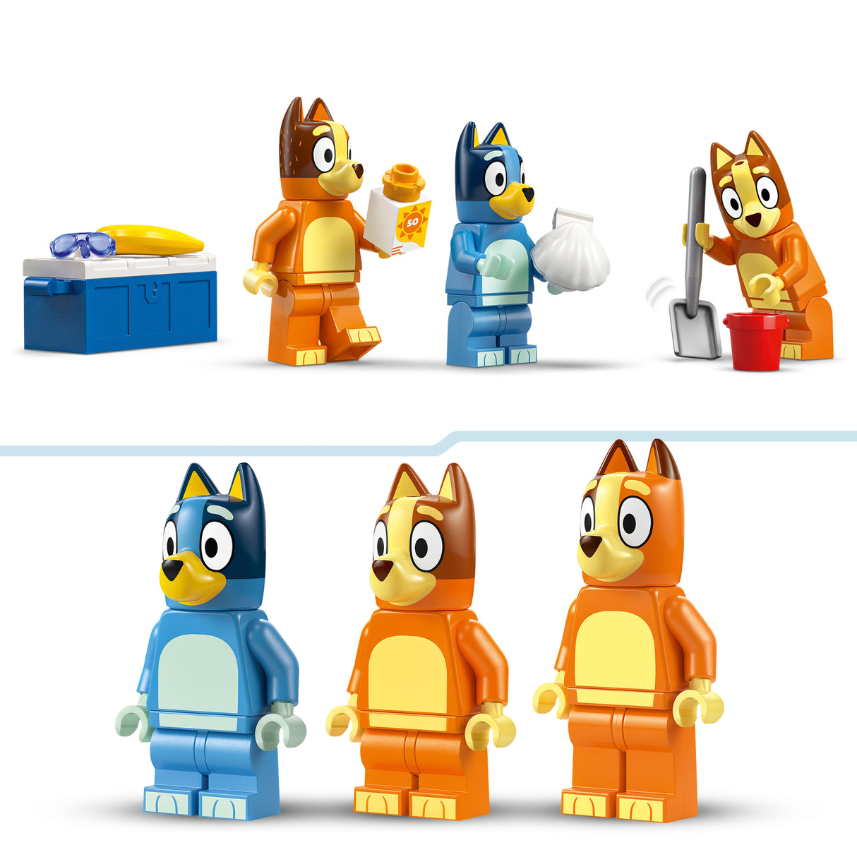 LEGO 4PLUS Bluey ranna- ja autoreis perega 11202L