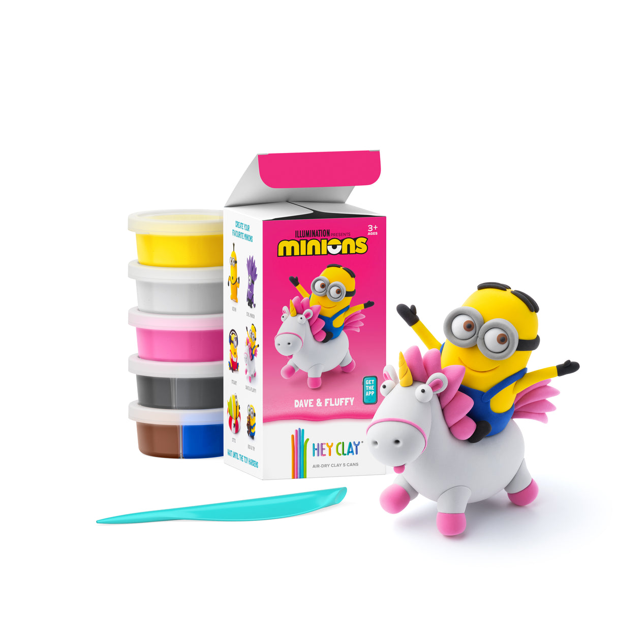 HEY CLAY voolimismass Minion Dave & Fluffy 50181E