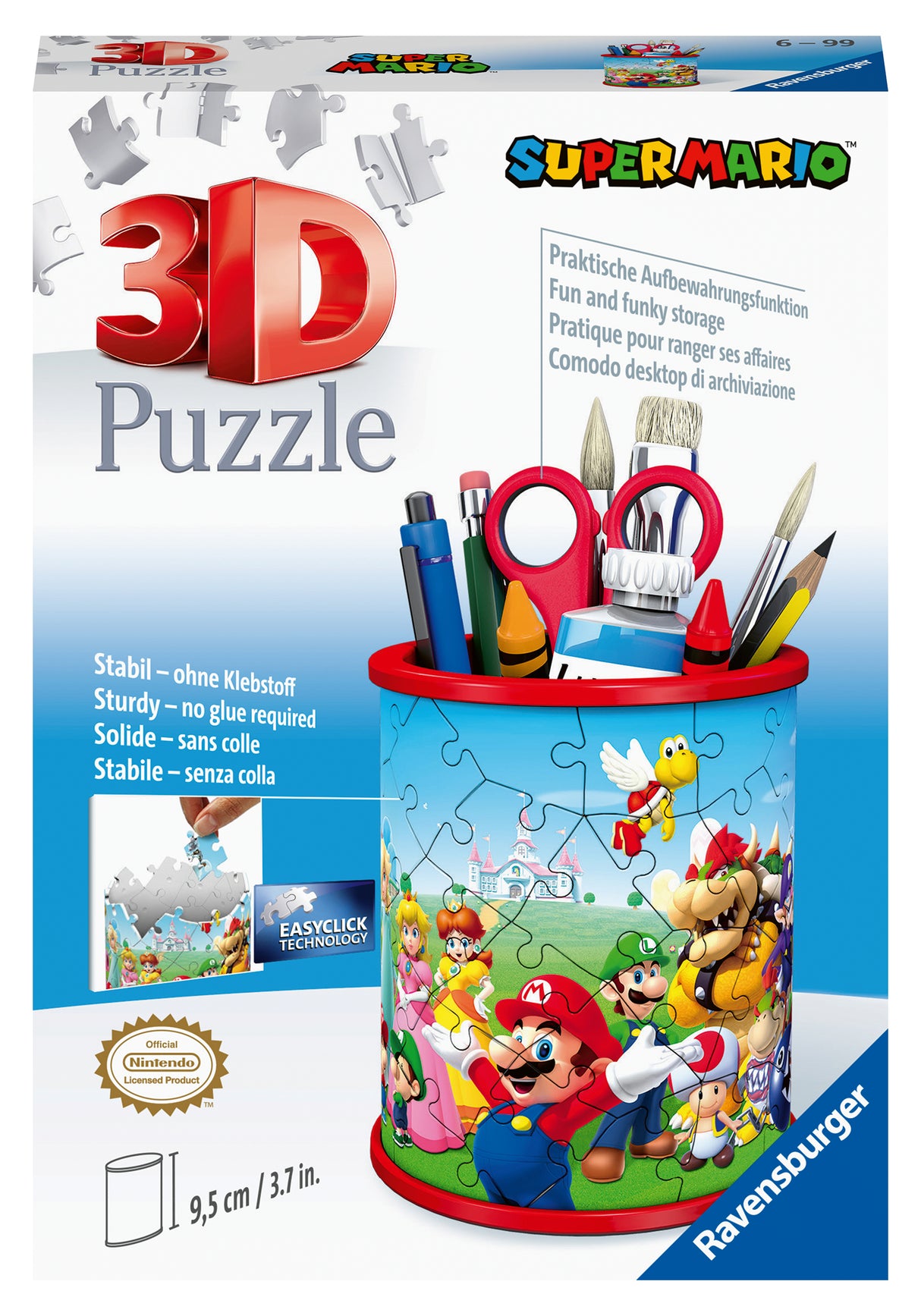 Ravensburger 3D pusle pliiatsitops Super Mario 112555V