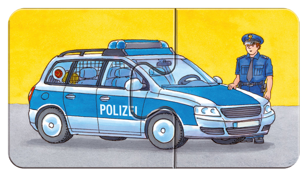 Ravensburger minu esimene pusle 9x2 tk Ametiautod
073320V