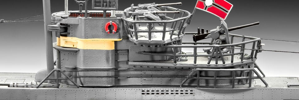 Revell liimitav mudel Saksa allveelaev tüüp VII / 41 1:144