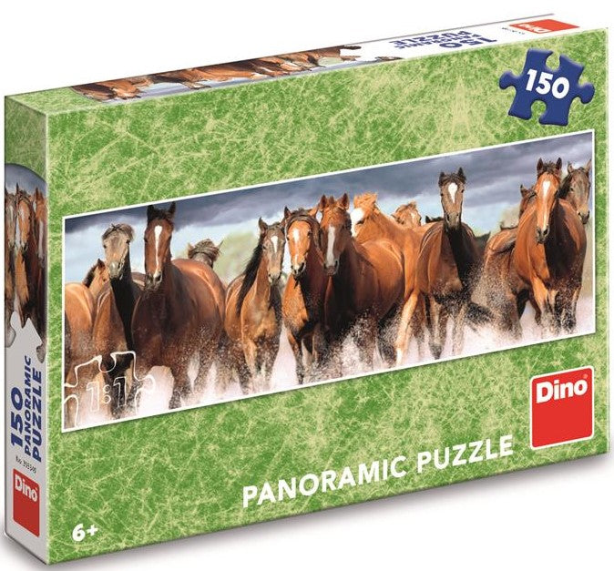 Dino panoraampusle 150 tk Hobused 39334D