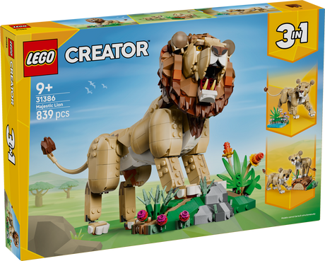 LEGO Creator Metsloomad: Majesteetlik lõvi 31386L
