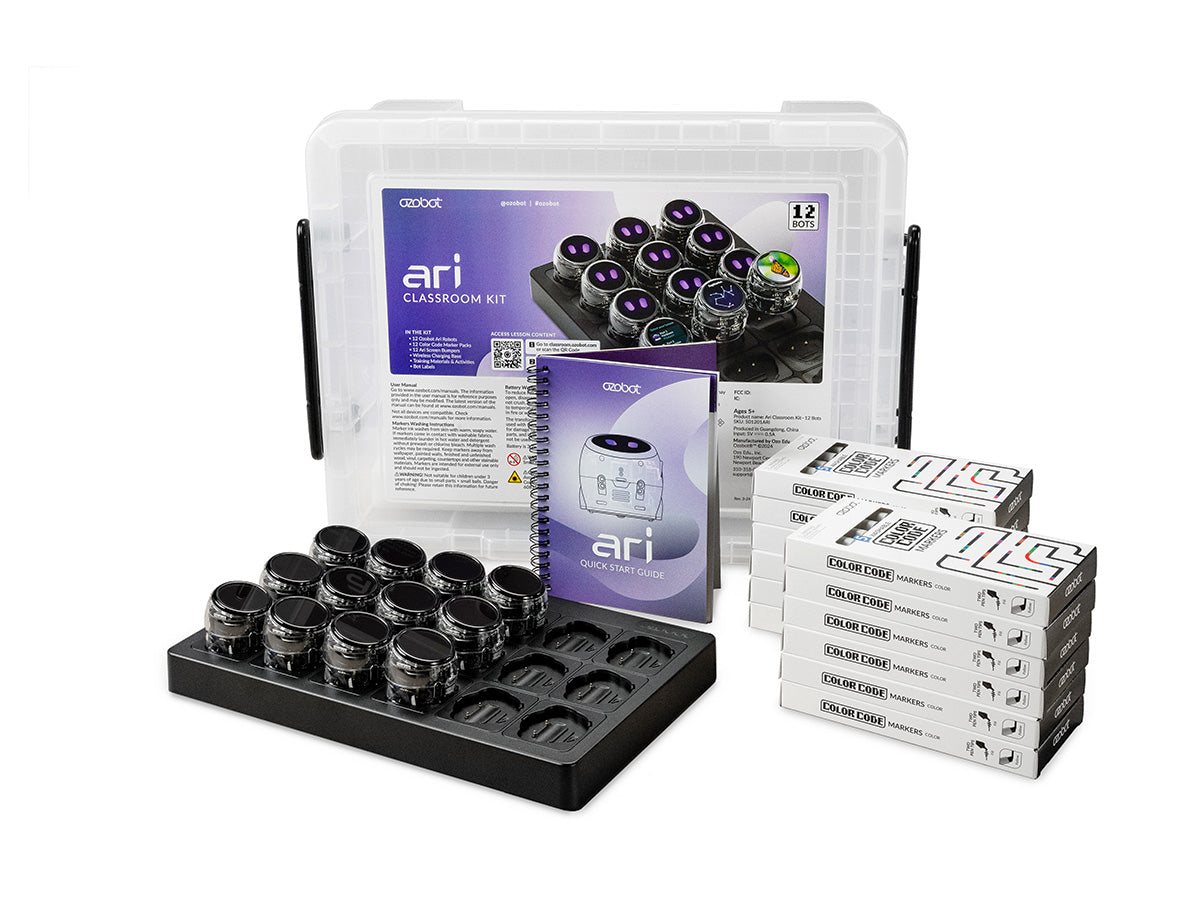 Ozobot Ari roboti klassikomplekt 12 tk OZO-51201ARI