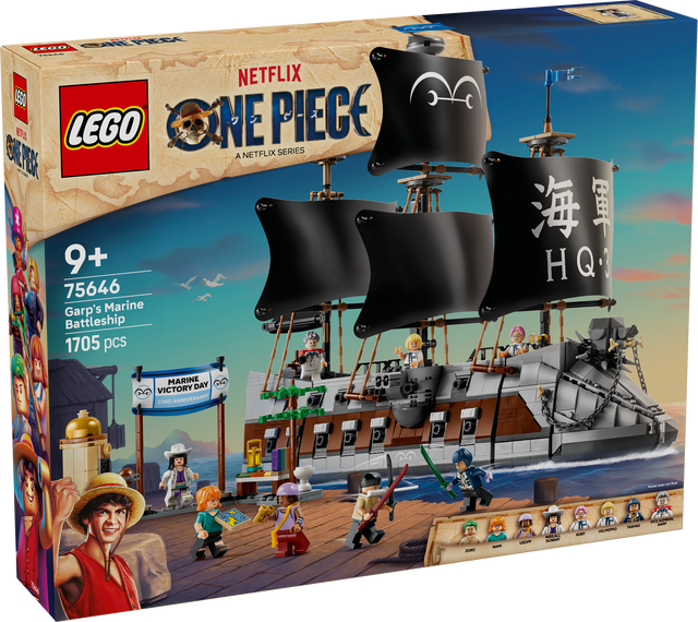 LEGO ONE PIECE Garpi merelahingulaev 75646L
