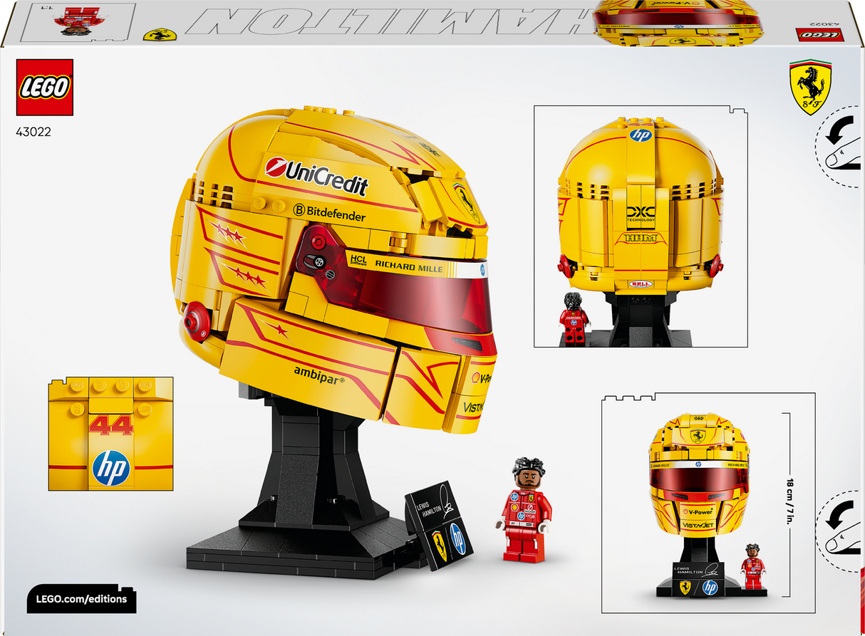 LEGO Editions Scuderia Ferrari HP Lewis Hamilton kiiver 43022L