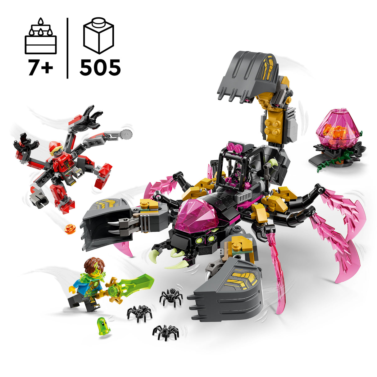LEGO DREAMZzz Õudusunenäo skorpionikaevaja 71513L
